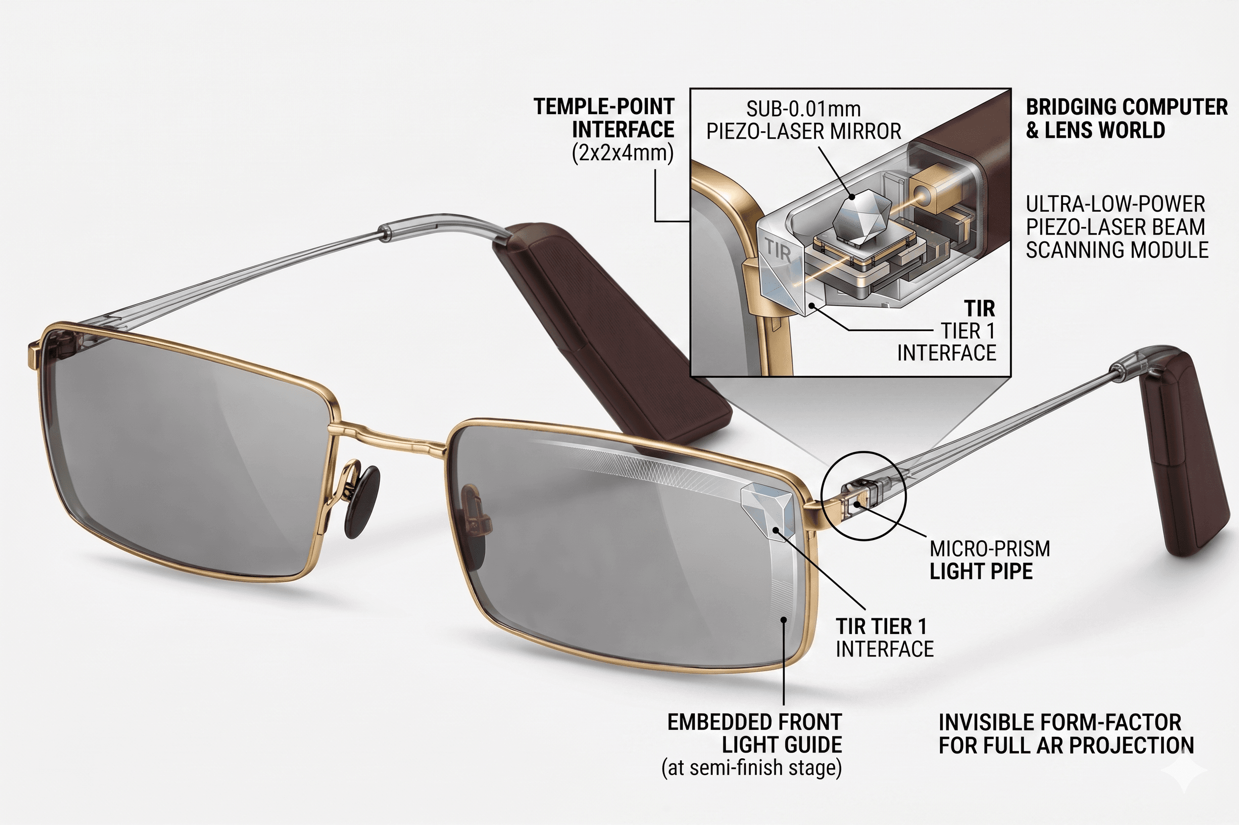 Piezoelectric LBS module